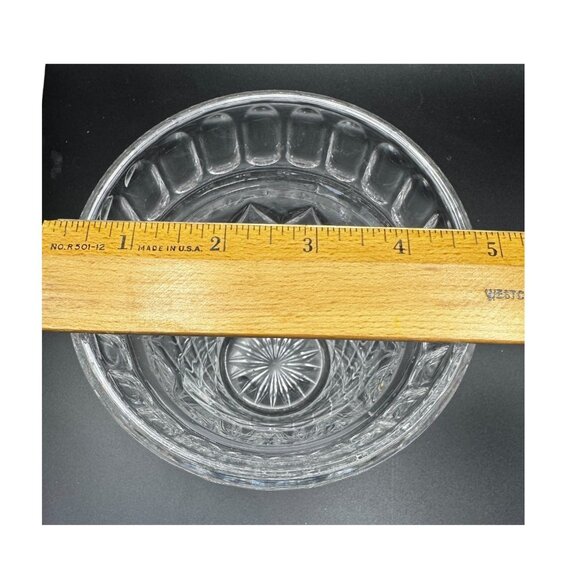 Vtg Waterford Marquis Diamond-Cut Flower Pot Vase 5.25" Tall Starburst Base Desi - Picture 6 of 7